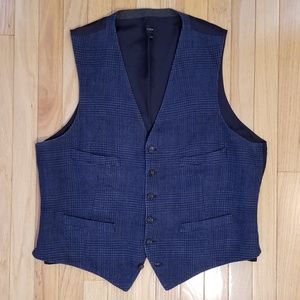 J.Crew Wool Tweed Vest Large